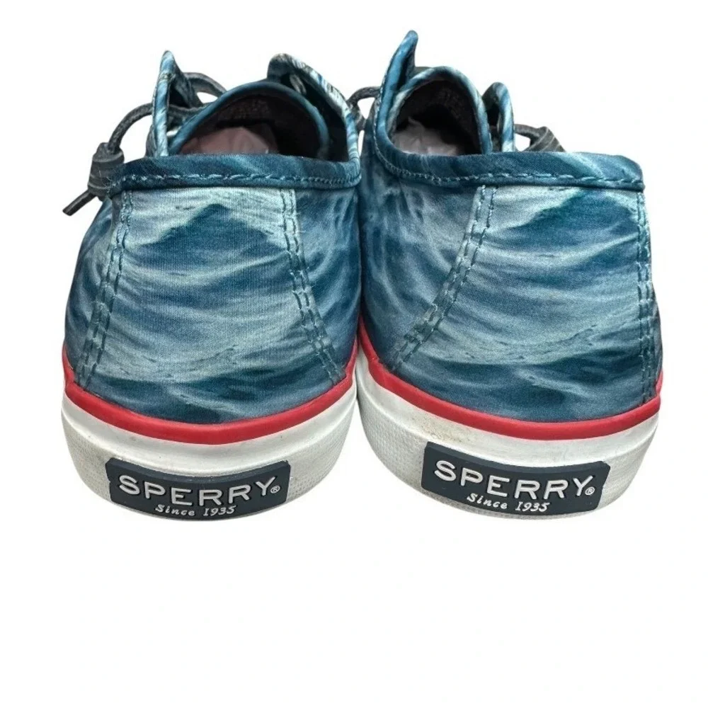 Sperry x Jaws Movie Universal ‎ Slip On Boat Shoes Sneaker Shark Ocean Size 7M